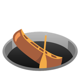 canoe and hole