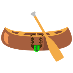 Canoe and Money-mouth face