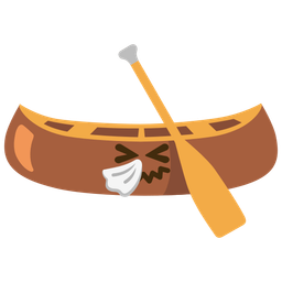 canoe and sneezing face