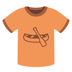 canoe and t-shirt
