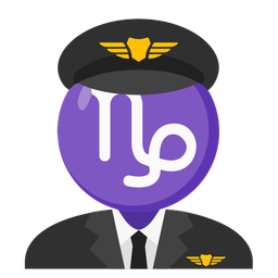 Capricorn and airplane