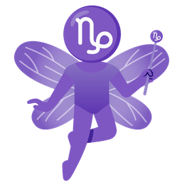 Capricorn and butterfly