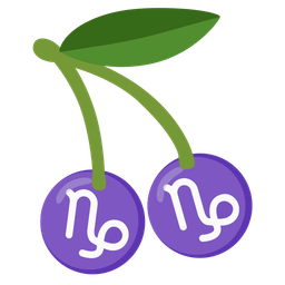 Capricorn and cherries