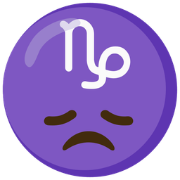 Capricorn and disappointed face