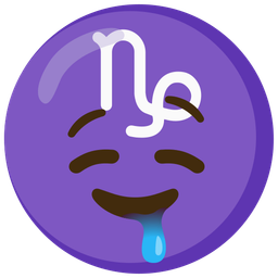 Capricorn and drooling face