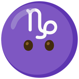 Capricorn and face without mouth