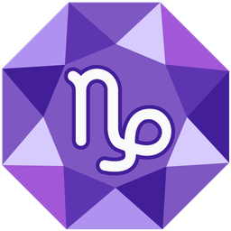 Capricorn and gem stone