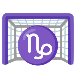 Capricorn and goal net