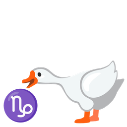 Capricorn and goose