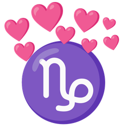 Capricorn and heart with arrow