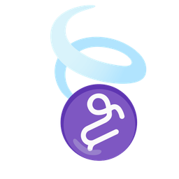 Capricorn and leaf fluttering in wind