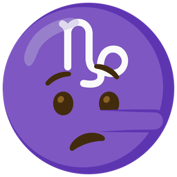 Capricorn and lying face