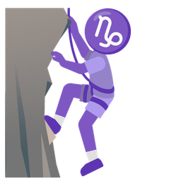 Capricorn and mountain