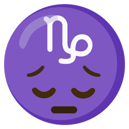 Capricorn and pensive face