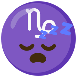 Capricorn and sleeping face