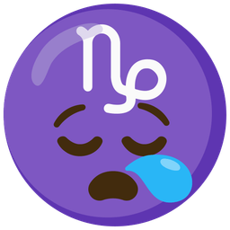 Capricorn and sleepy face