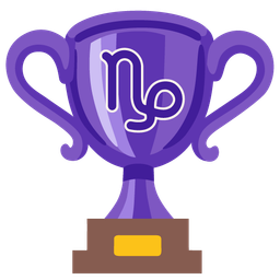 Capricorn and trophy