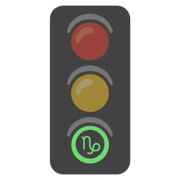 Capricorn and vertical traffic light