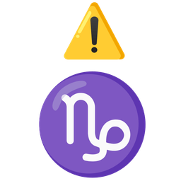 Capricorn and warning