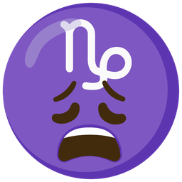 Capricorn and weary face