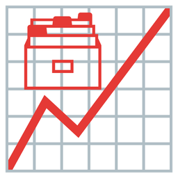 card file box and chart increasing