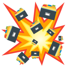 card file box and collision