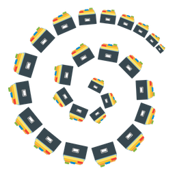 card file box and cyclone