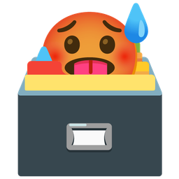 card file box and hot face