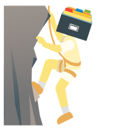 card file box and mountain