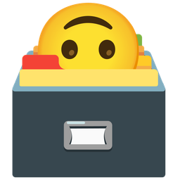 Card file box and Upside-down face