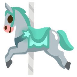 carousel horse and alien