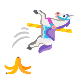 carousel horse and banana