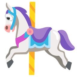 carousel horse and eyes