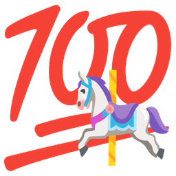 carousel horse and hundred points