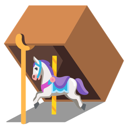 carousel horse and mouse trap