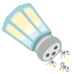 carousel horse and salt