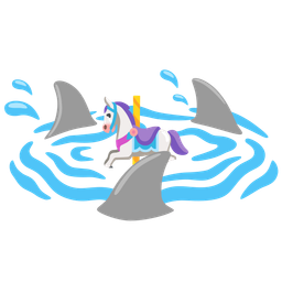 carousel horse and shark