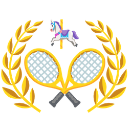 carousel horse and tennis