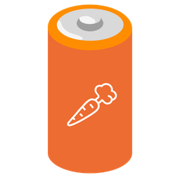 carrot and battery