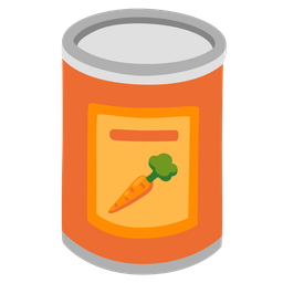 carrot and canned food