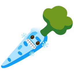 carrot and cold face