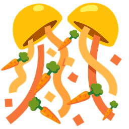 carrot and confetti ball