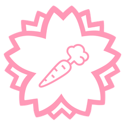 carrot and white flower