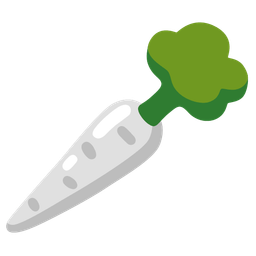 carrot and white heart