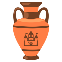 castle and amphora