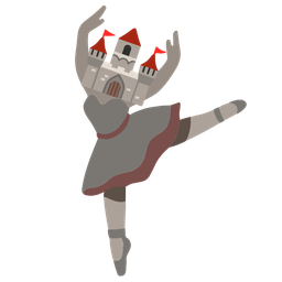 castle and ballet shoes