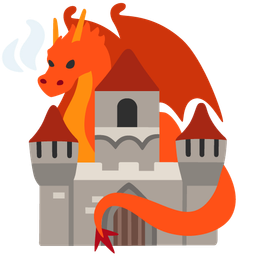 castle and dragon