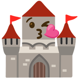 Castle and Face blowing a kiss