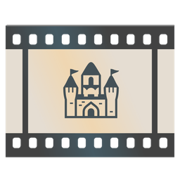 castle and film frames