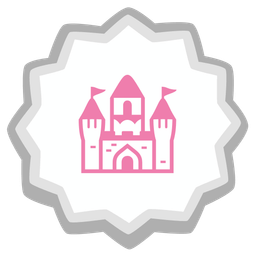 castle and fish cake with swirl